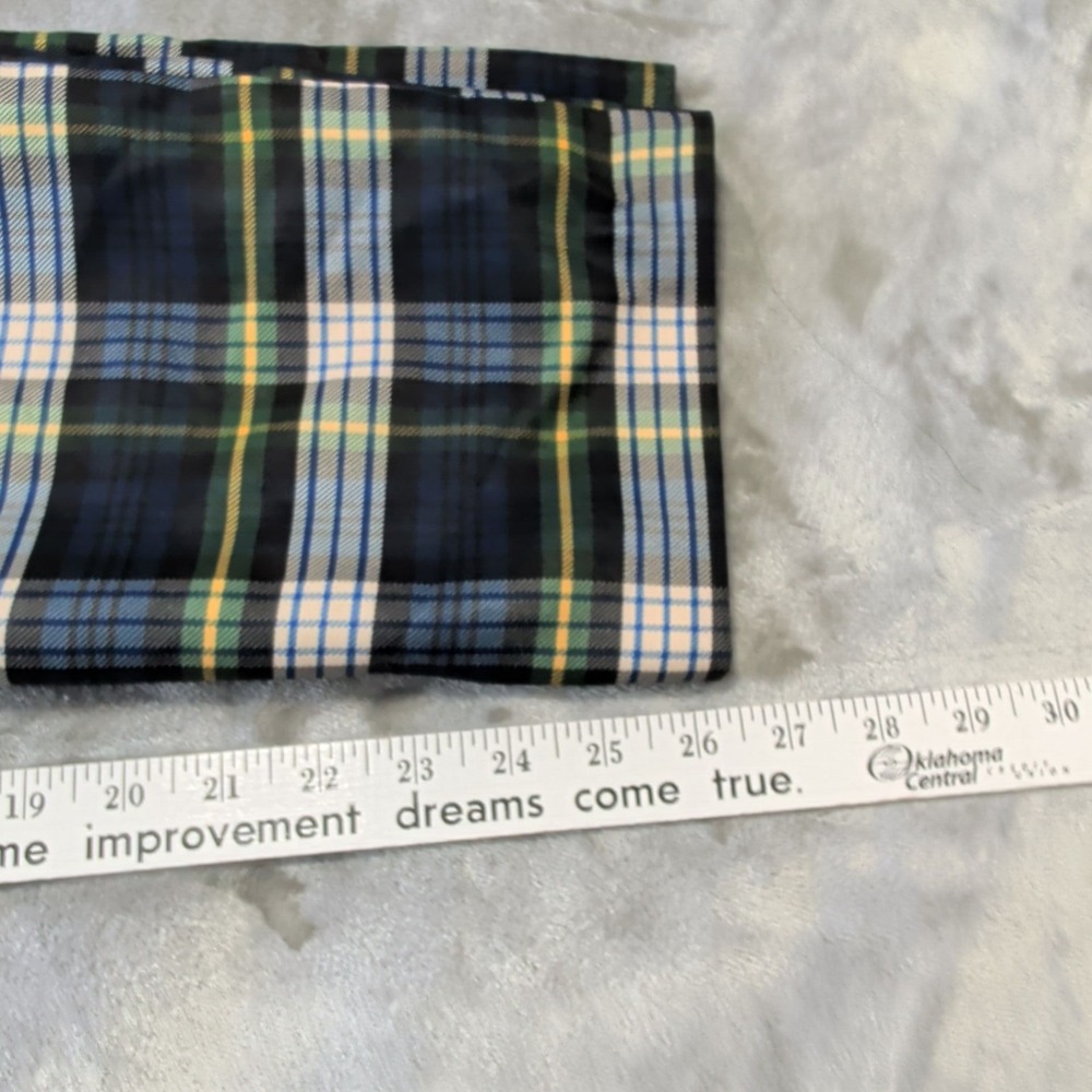 Alexia Admor Womens 4 Plaid Pants Green Blue Tartan Dark Academia Preppy P178 - Picture 7 of 9